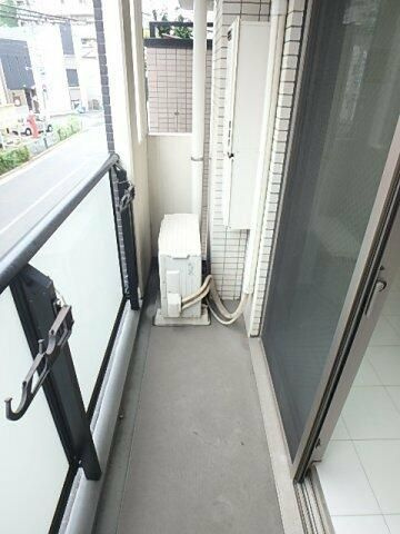 ローレル新町のバルコニー