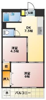 【間取り】 | 本橋マンション