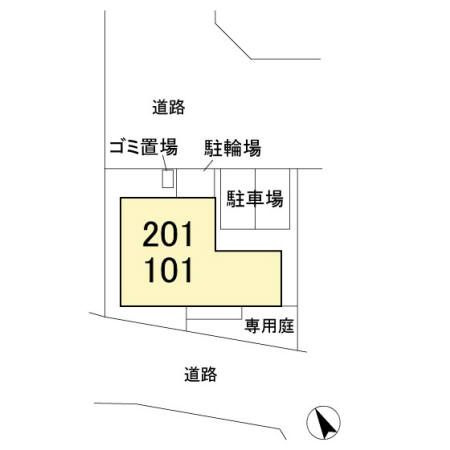 ペアリーフの区画図
