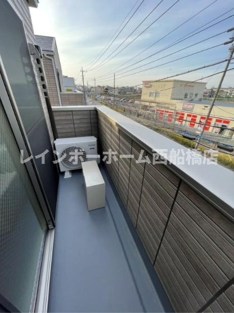 (仮称)D-ROOM前貝塚町INのバルコニー