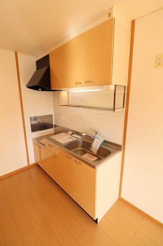 セレーノ・カーサ　Ａ棟のキッチン|コンパクトなキッチンで掃除もラクラク