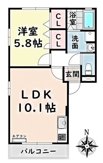 【間取り】 | ベルドミール C棟【名古屋市賃貸・全戸角部屋】