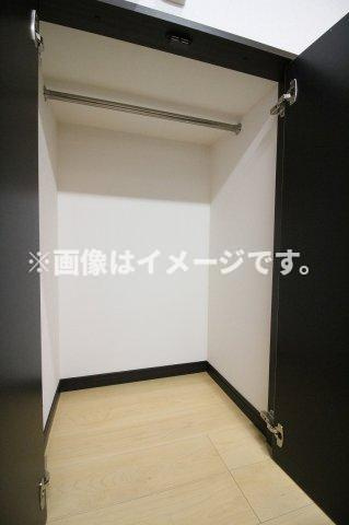 （仮称）都城市中町マンションの収納|収納豊富です