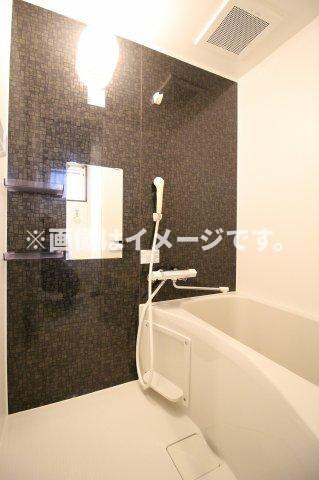 （仮称）都城市中町マンションの浴室|お風呂で日々の疲れを落としましょう