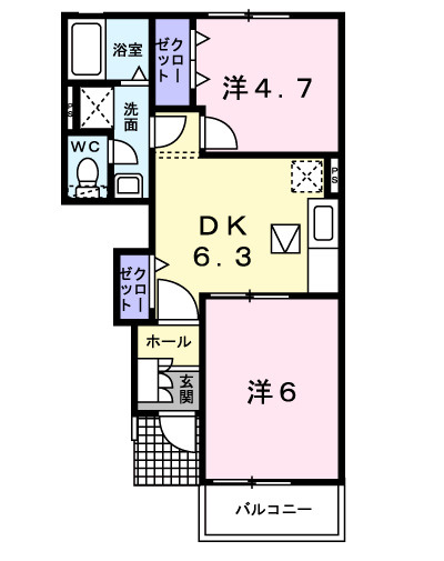【間取り】 | ミルデハイムＡ