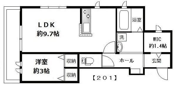 Ｐｏｎｏ　Ｆｌａｔの間取り