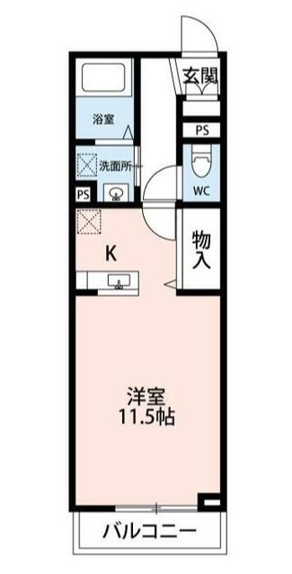 グラシア津田沼Ⅱの間取り