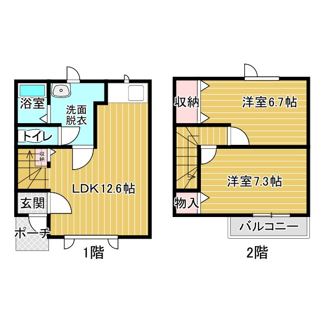 メゾンマイースの間取り