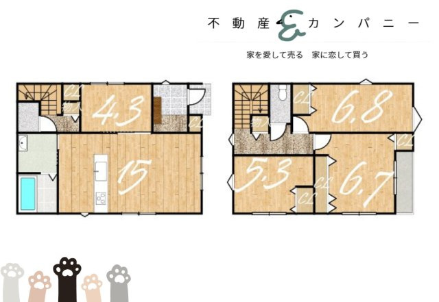 別府町新築戸建の間取り
