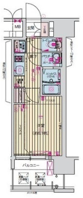 【間取り】 | プレサンス京町堀ノース