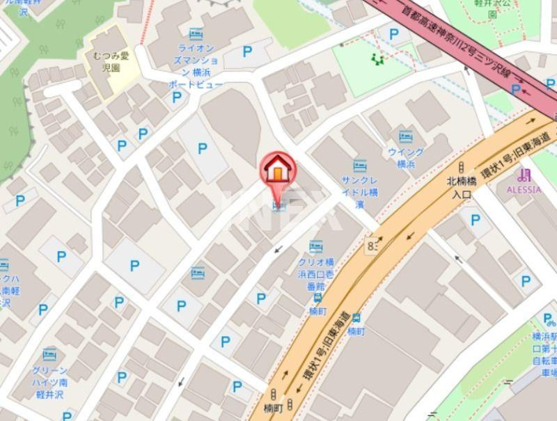 グリフォーネ横浜・西口の地図