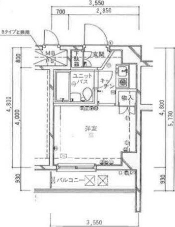 日神パレステージ錦糸町第２の間取り