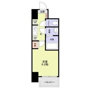 グランエクラ今宮戎の間取り
