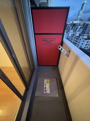 グランエクラ今宮戎のバルコニー