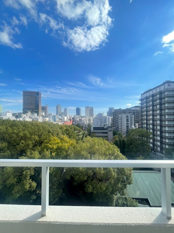 中山手コーポのバルコニー