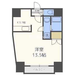 グランエクラ今宮戎の間取り