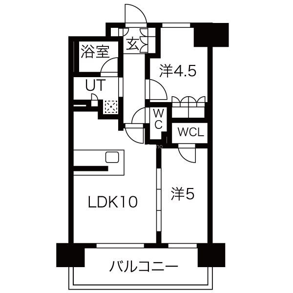 SK RESIDENCES SHINSAIBASHI (旧 SK RESIDENCE)の間取り