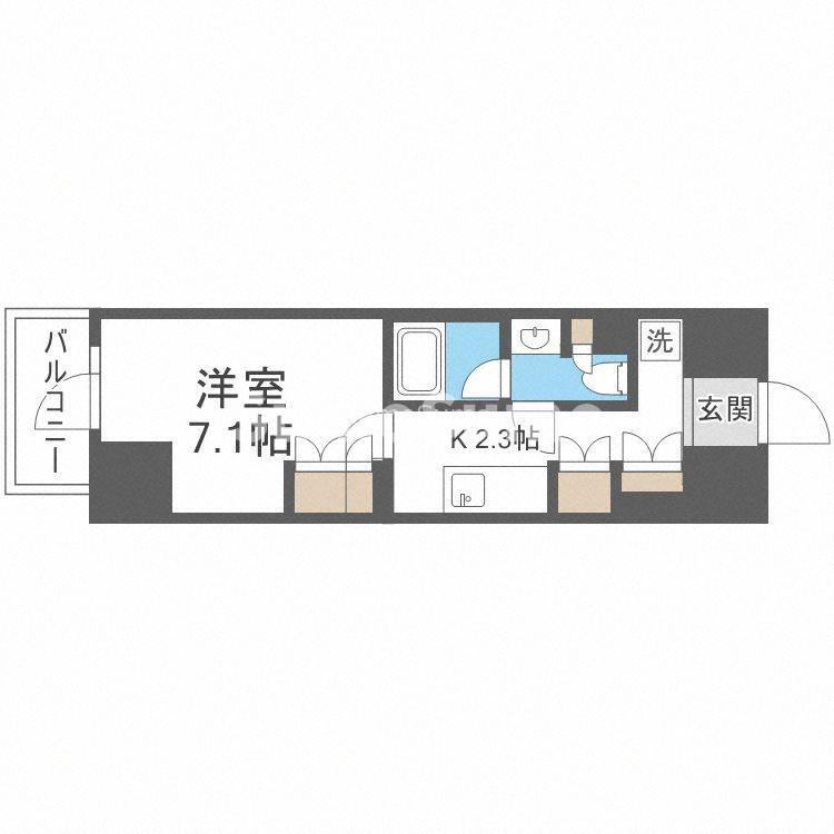 エスリードコート堺筋本町の間取り