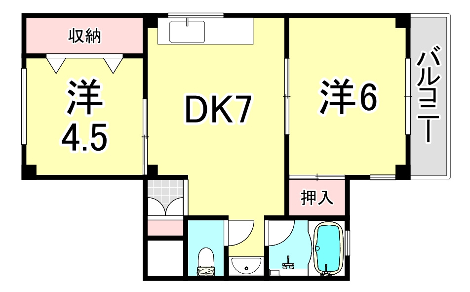 桜木マンションの間取り