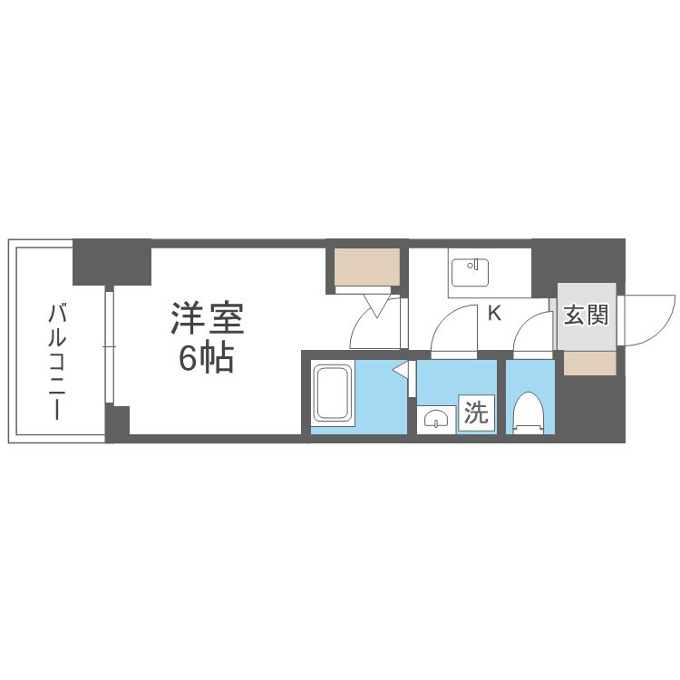 エスリードレジデンス大阪本町の間取り