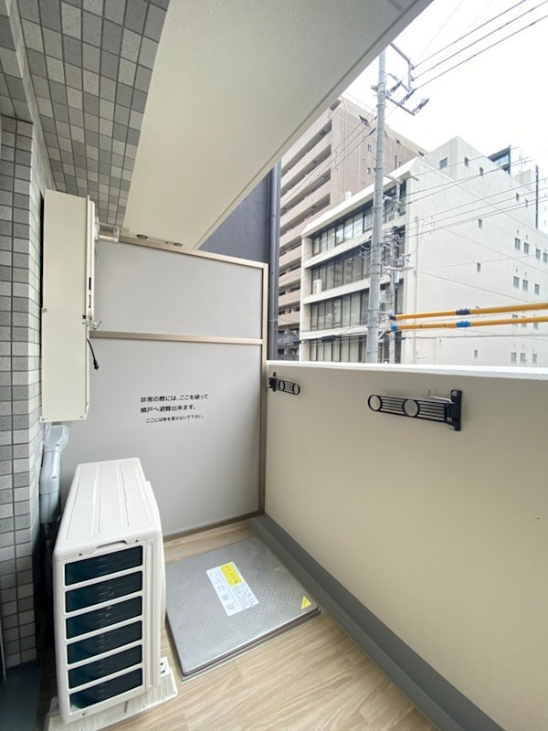 エスリードレジデンス大阪本町のバルコニー