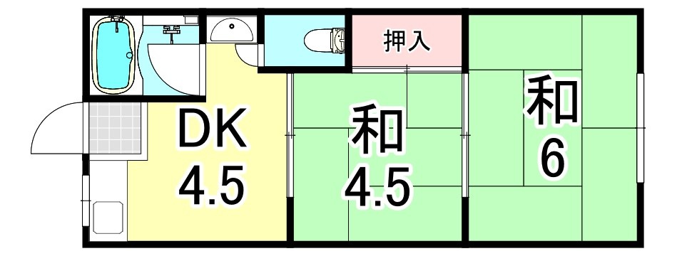 日興マンションの間取り
