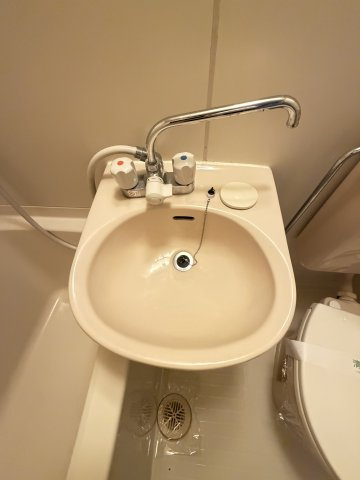 サンパレスとよふくの洗面所