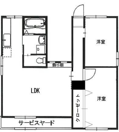 カーサ摩耶の間取り