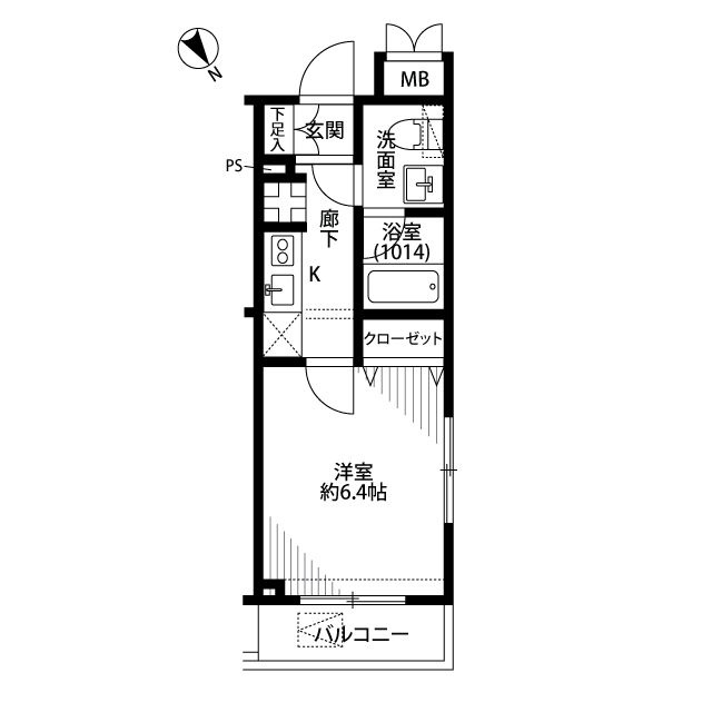 プレール・ドゥーク上池袋の間取り