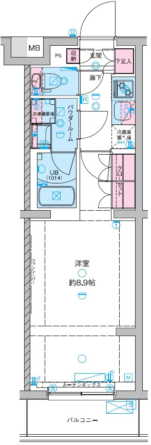 GENOVIA聖蹟桜ヶ丘の間取り