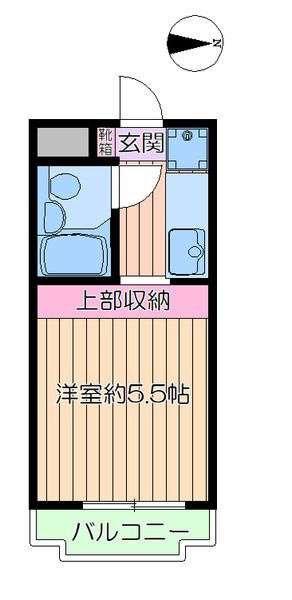 第五セントラルコーポの間取り