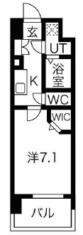 ミラージュパレス難波幸町の間取り