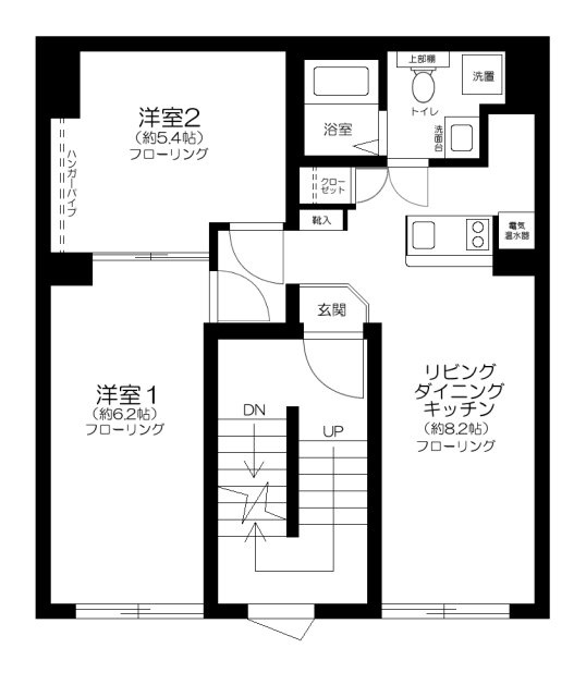 Ruygo Oshiageの間取り|間取りです。