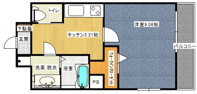 KDXレジデンス舟入幸町の間取り