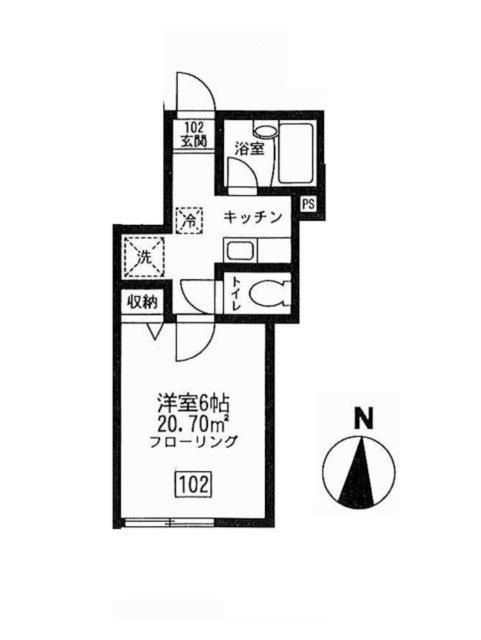 ブルージュ   の間取り