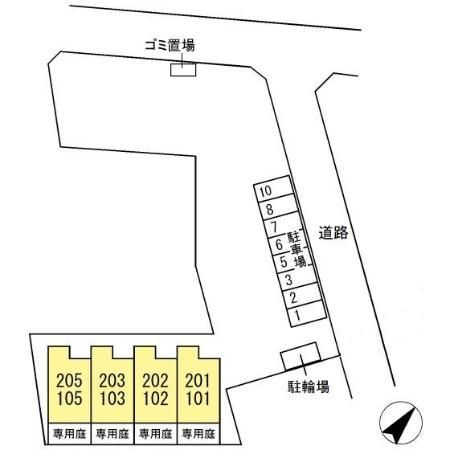 ラポールの区画図
