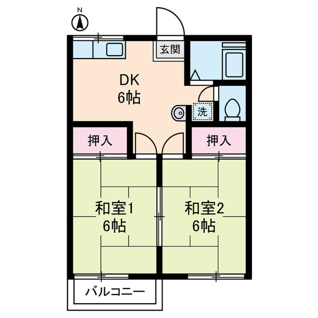 ベルゾーネ小林の間取り
