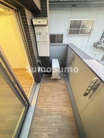 プレサンス上町台夕陽丘のバルコニー