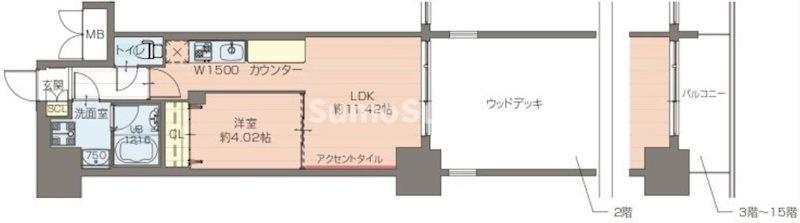プレジオ鎗屋町の間取り