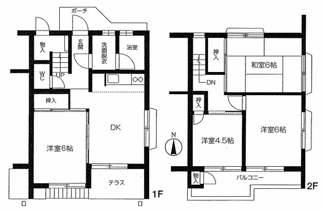 【間取り】 | 第一パラス鐘増