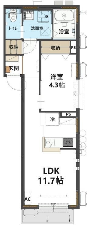 モンターニュの間取り