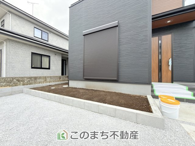 LiveleGarden.S宇都宮市鶴田町第24の庭|大きなお庭でご家族や友人を招いてＢＢＱもできますね！お子様の水遊びにもぴったりです☆