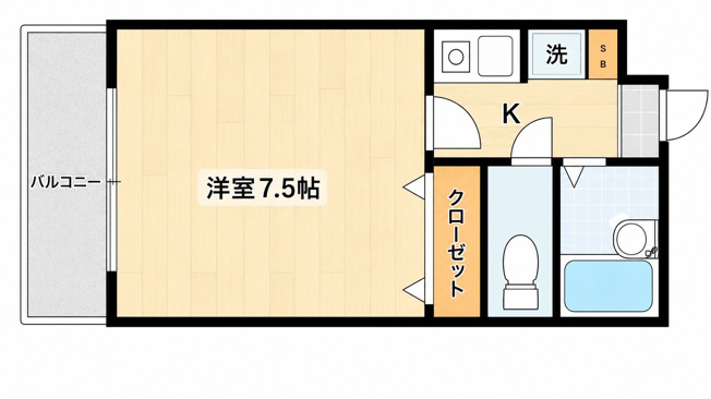 【間取り】 | インペリアル大橋