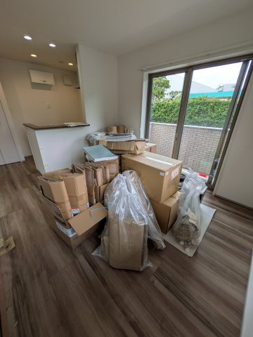 ブルーム武蔵中原の居間・リビング|新築のため建築中