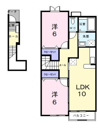 【間取り】 | エレガント　Ⅱ