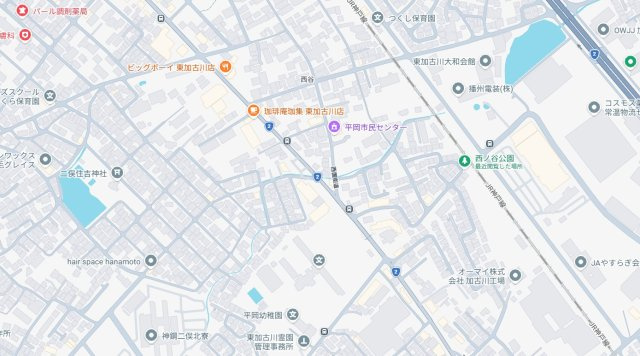 加古川市平岡町高畑　第12期　新築一戸建ての地図