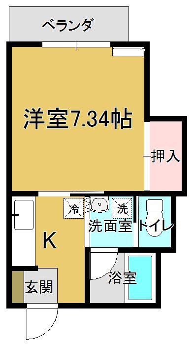 ラーバンハイツ高田の間取り