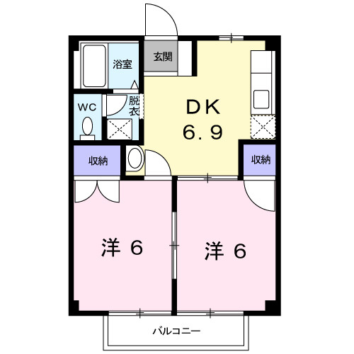 【間取り】 | コーポミナミ