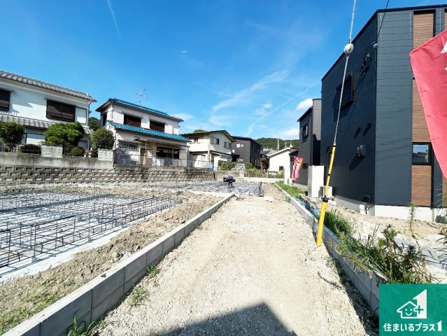 ●5(土)6(日)現地案内可能！　生駒郡平群町吉新　全3邸の外観|現在建築中！落ち着いた街並みで新生活を始めることが出来そう！周辺の物件も併せてご紹介させて頂きます！
