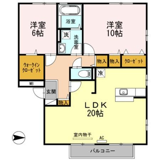 【間取り】 | シャルルⅢ | 2LDK
